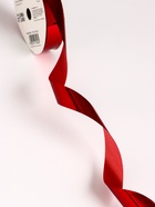 Лента для декора и подарков, «Металлик», красный, 2 см × 50 м - Фото 2