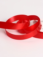 Лента для декора и подарков, «Глянец», красный, 2 см × 50 м - Фото 3