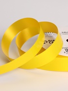 Лента для декора и подарков, «Глянец», жёлтый, 2 см × 50 м - Фото 3