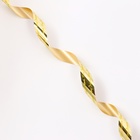 Лента новогодняя для декора и подарков «С рождеством», золотая, 2 см × 50 м - Фото 3