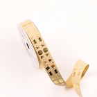 Лента для декора и подарков, «Подарки», золотая, 2 см × 50 м - Фото 1