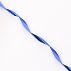 Лента пластиковая металлик, 1,2см х 45м, синяя - Фото 3