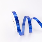 Лента для декора и подарков голография, 1.2 см × 45 м, синяя - Фото 2