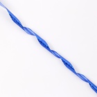 Лента для декора и подарков голография, 1.2 см × 45 м, синяя - Фото 3