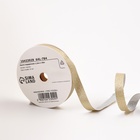 Лента для декора и подарков с глиттером «Тиффани», 1.2 см × 45 м, золотая - Фото 1