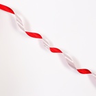 Лента для декора и подарков с глиттером «Тиффани», 1.2 см × 45 м, красная - Фото 3