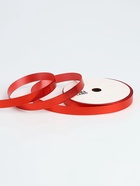 Лента для декора и подарков «Металл», 1.2 см × 45 м, красная - Фото 2