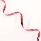 Лента для декора и подарков «Металл», 1.2 см × 45 м, красная - Фото 3