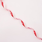 Лента для декора и подарков новогодняя «Снежинки», 1.2 см × 45 м, красная. - Фото 3