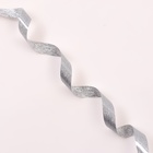 Лента для декора и подарков «Шелк», 1.2 см × 45 м, серебряная - Фото 3