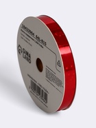 Лента для декора и подарков новогодняя новогодняя «Звездочки глянец», 1.2 см × 45 м, красная - Фото 1