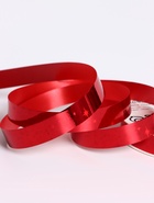 Лента для декора и подарков новогодняя новогодняя «Звездочки глянец», 1.2 см × 45 м, красная - Фото 3