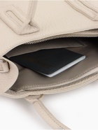 Сумка женская тоут TEXTURA на молнии, 29×10×25 см, однотонная, молочная - Фото 11