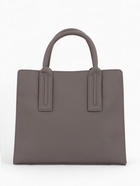 Сумка тоут TEXTURA, с длинным ремнем, средний размер, 29×10×25 см, однотонная, серая - Фото 5