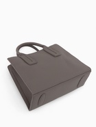 Сумка тоут TEXTURA, с длинным ремнем, средний размер, 29×10×25 см, однотонная, серая - Фото 6