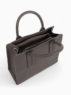 Сумка тоут TEXTURA, с длинным ремнем, средний размер, 29×10×25 см, однотонная, серая - Фото 9