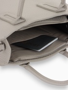 Сумка женская тоут TEXTURA на молнии, 29×10×25 см, однотонная, серая - Фото 11