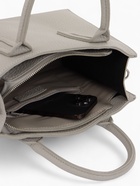 Сумка женская тоут TEXTURA на молнии, 29×10×25 см, однотонная, серая - фото 60038018