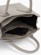 Сумка женская тоут TEXTURA на молнии, 29×10×25 см, однотонная, серая - Фото 10