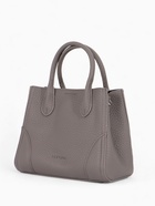 Сумка женская тоут TEXTURA на молнии, 25×7×21 см, однотонная, серая - Фото 5