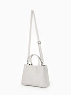 Сумка женская тоут TEXTURA на молнии, 25×7×21 см, однотонная, белая - Фото 14