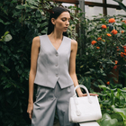 Сумка женская тоут TEXTURA на молнии, 25×7×21 см, однотонная, белая - Фото 10