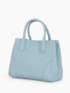 Сумка женская тоут TEXTURA на молнии, 25×7×21 см, однотонная, голубая - Фото 5