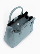 Сумка женская тоут TEXTURA на молнии, 25×7×21 см, однотонная, голубая - Фото 12