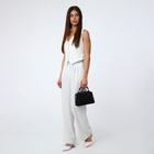 Сумка женская саквояж на молнии, 23×14×10 см, чёрная - Фото 10