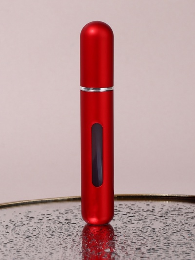 Атомайзер для парфюма, с распылителем, 10 мл, цвет красный