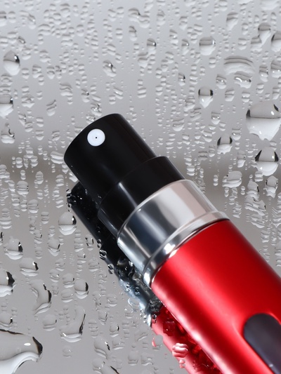 Атомайзер для парфюма, с распылителем, 10 мл, цвет красный