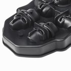 Форма для льда Доляна «Черепа», силикон, 6 ячеек, 18×12×3.5 см, чёрная - Фото 5