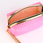 Косметичка на молнии, цвет розовый - фото 25400109