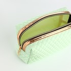 Косметичка на молнии, цвет зелёный - фото 25420971