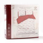 Постельное бельё "Этель" 2 сп Christmas letter 175х215 см, 200х220 см, 70х70 см - 2 шт, бязь 10383303