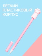 Ручка-прикол «Лапка», тонирующий корпус, чёрный стержень, гелевая, МИКС - Фото 4