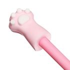 Ручка-прикол «Лапка», тонирующий корпус, чёрный стержень, гелевая, МИКС - Фото 5