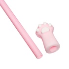 Ручка-прикол «Лапка», тонирующий корпус, чёрный стержень, гелевая, МИКС (комплект 12 шт) - фото 68144480