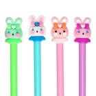 Ручка-прикол Calligrata «Зайка», чёрный стержень, гелевая, МИКС - Фото 10