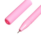 Ручка-прикол Calligrata «Зайка», чёрный стержень, гелевая, МИКС - Фото 4