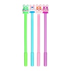 Ручка-прикол Calligrata «Зайка», чёрный стержень, гелевая, МИКС - Фото 5