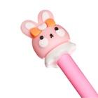 Ручка-прикол Calligrata «Зайка», чёрный стержень, гелевая, МИКС - Фото 8