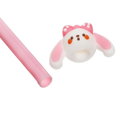 Ручка-прикол Calligrata «Зайка», чёрный стержень, гелевая, МИКС