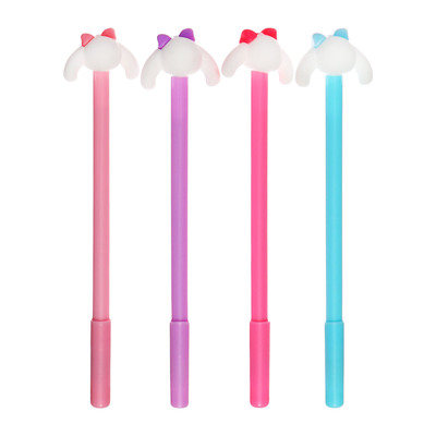 Ручка-прикол Calligrata «Зайка», чёрный стержень, гелевая, МИКС