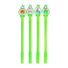 Ручка-прикол Calligrata «Авокадо», чёрный стержень, гелевая, МИКС - Фото 1