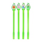 Ручка-прикол Calligrata «Авокадо», чёрный стержень, гелевая, МИКС - Фото 5