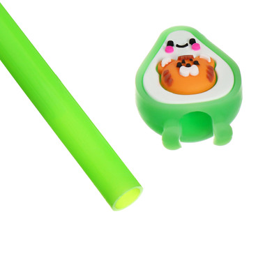 Ручка гелевая-прикол "Авокадо" МИКС