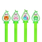 Ручка-прикол Calligrata «Авокадо», чёрный стержень, гелевая, МИКС - Фото 6