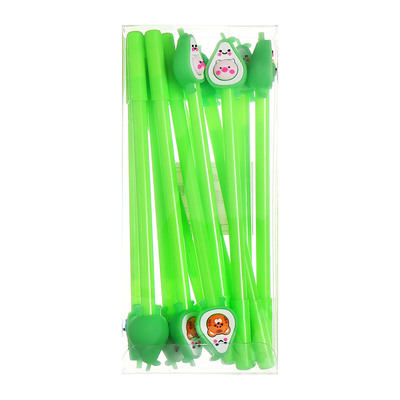 Ручка гелевая-прикол "Авокадо" МИКС