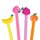 Ручка гелевая-прикол "Фрукты/ягоды" МИКС (12 шт) - фото 809445389